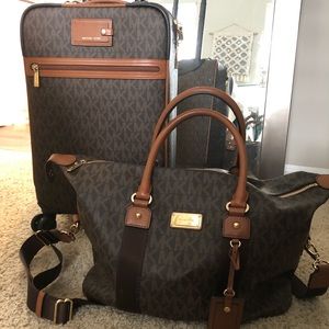 Michael Kors Carry On Luggage and Bag